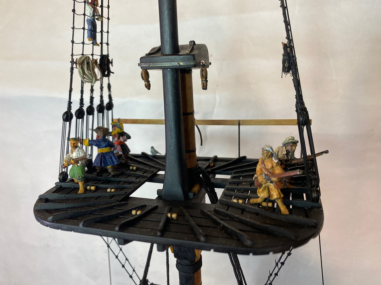Dioramas and Vignettes: Section of «Bonhomme Richard» frigate, photo #10
