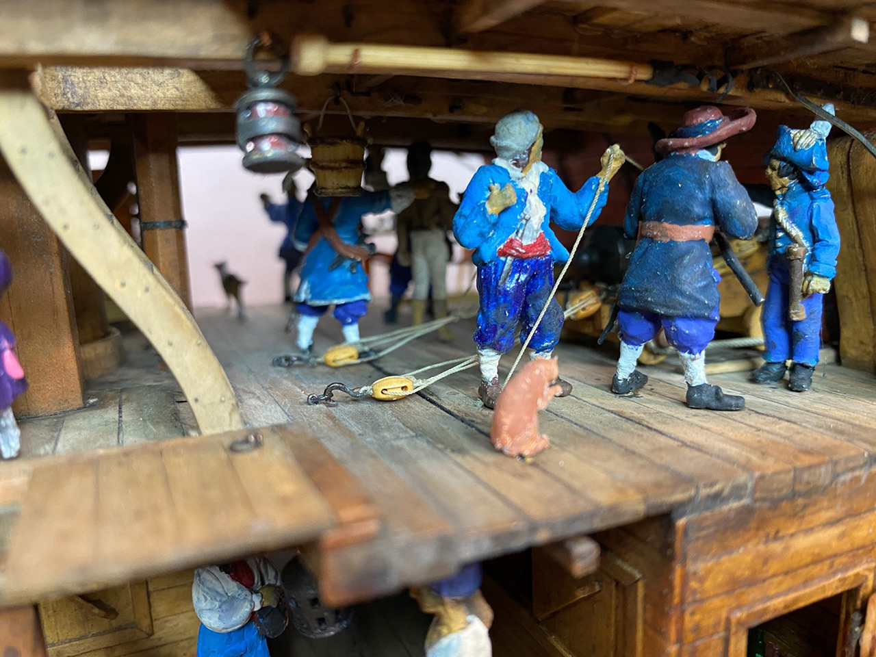 Dioramas and Vignettes: Section of «Bonhomme Richard» frigate, photo #15