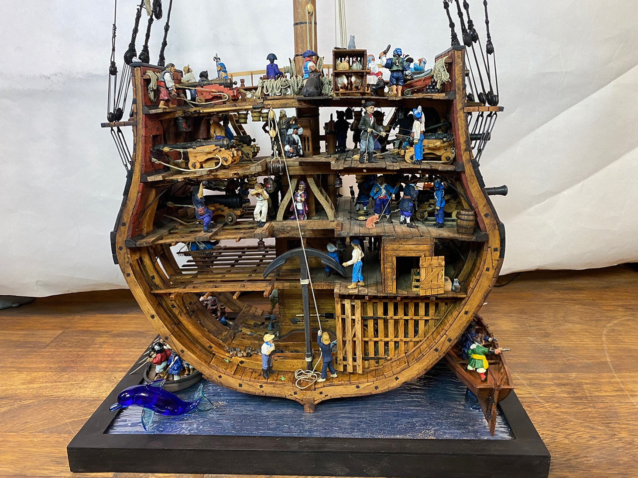 Dioramas and Vignettes: Section of «Bonhomme Richard» frigate, photo #2