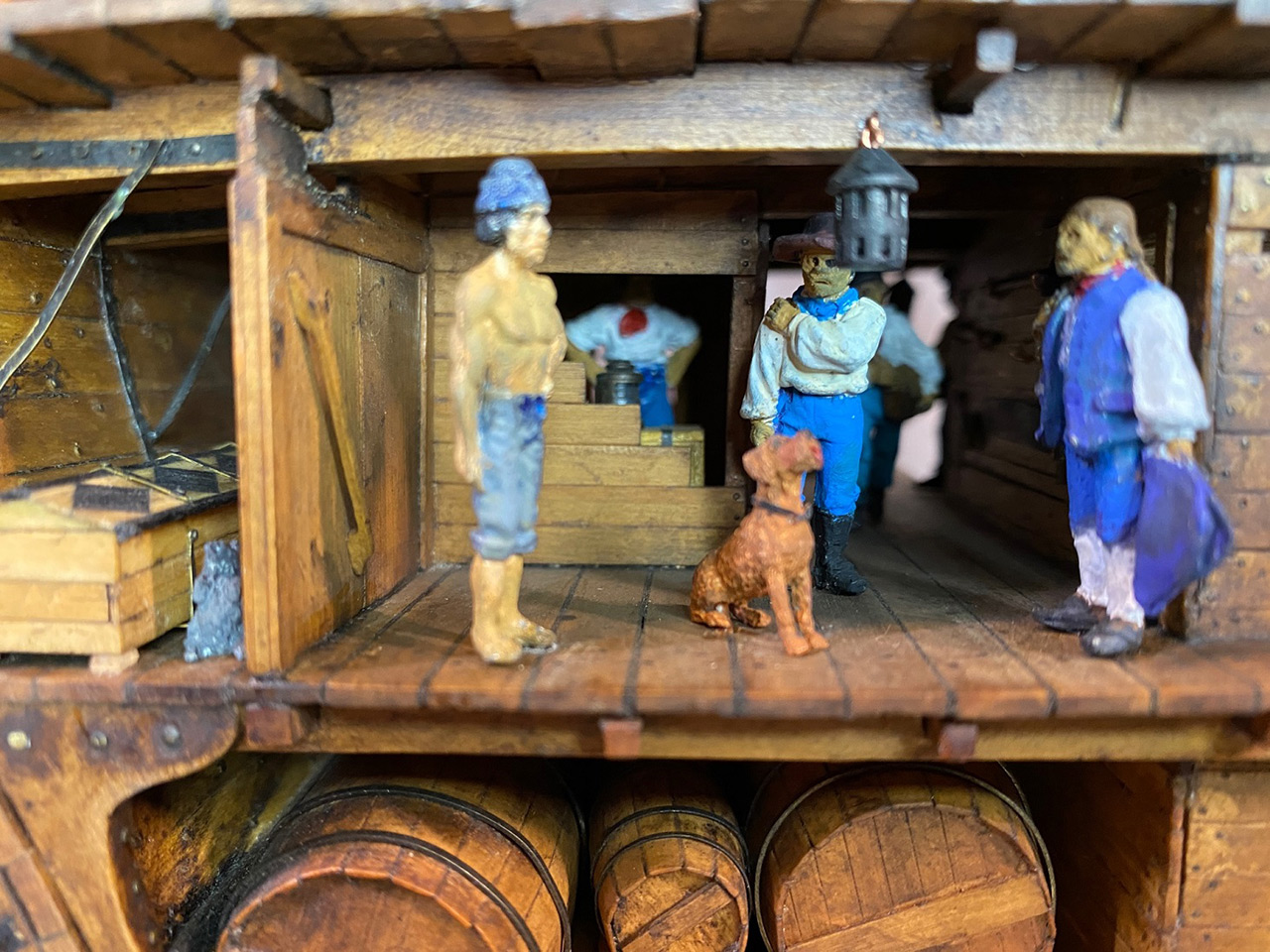 Dioramas and Vignettes: Section of «Bonhomme Richard» frigate, photo #23