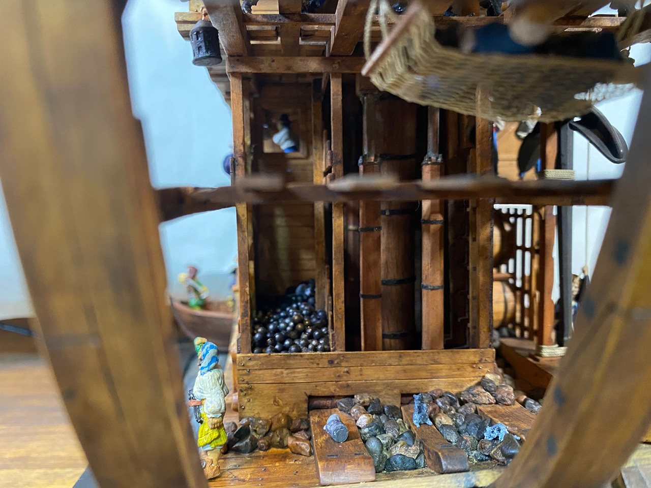 Dioramas and Vignettes: Section of «Bonhomme Richard» frigate, photo #25
