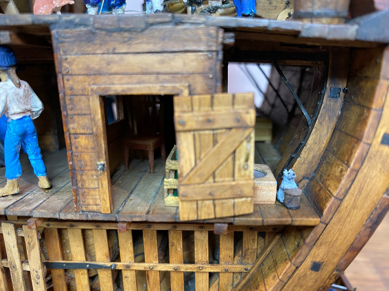 Dioramas and Vignettes: Section of «Bonhomme Richard» frigate, photo #28