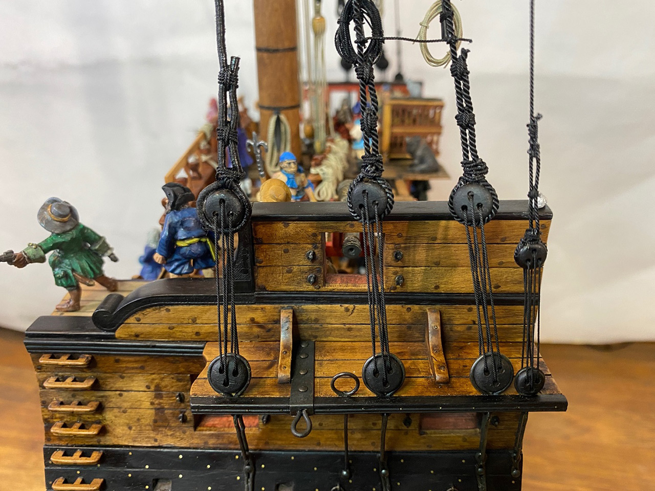 Dioramas and Vignettes: Section of «Bonhomme Richard» frigate, photo #32