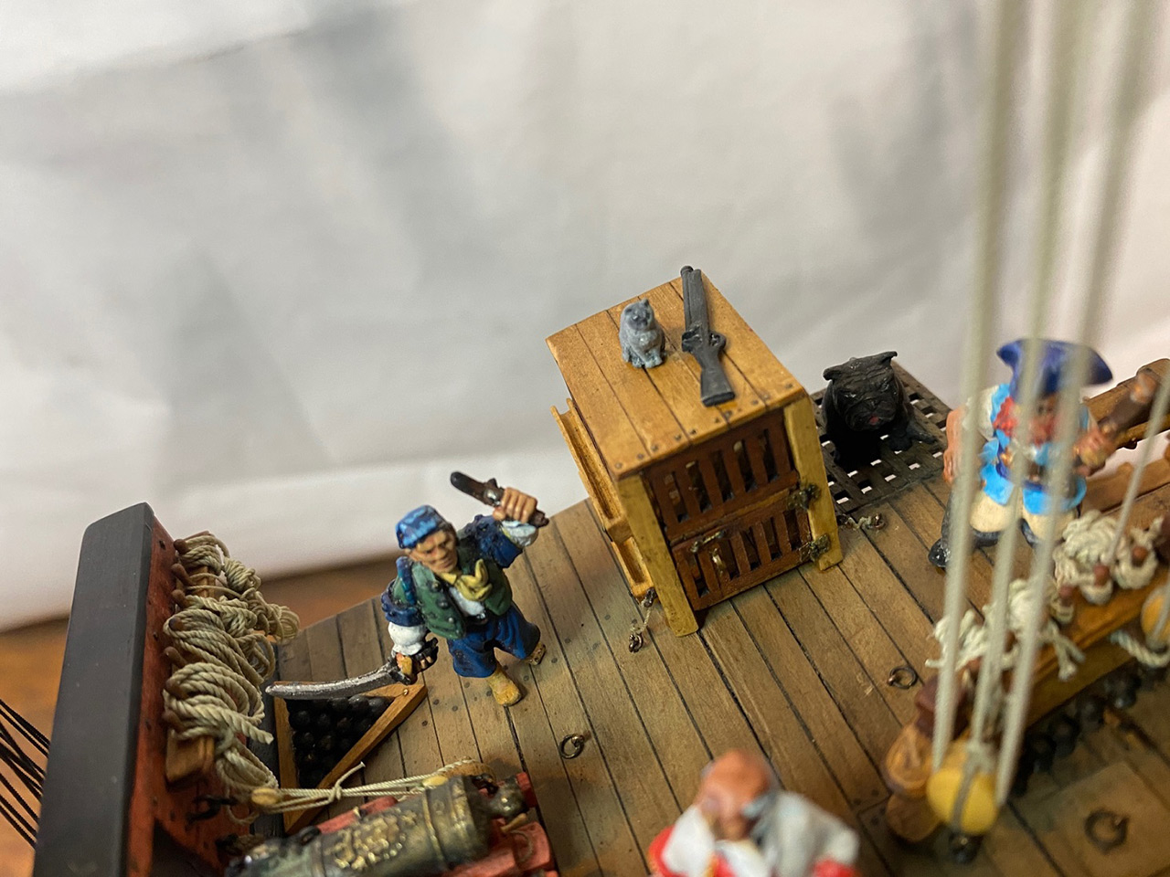 Dioramas and Vignettes: Section of «Bonhomme Richard» frigate, photo #34