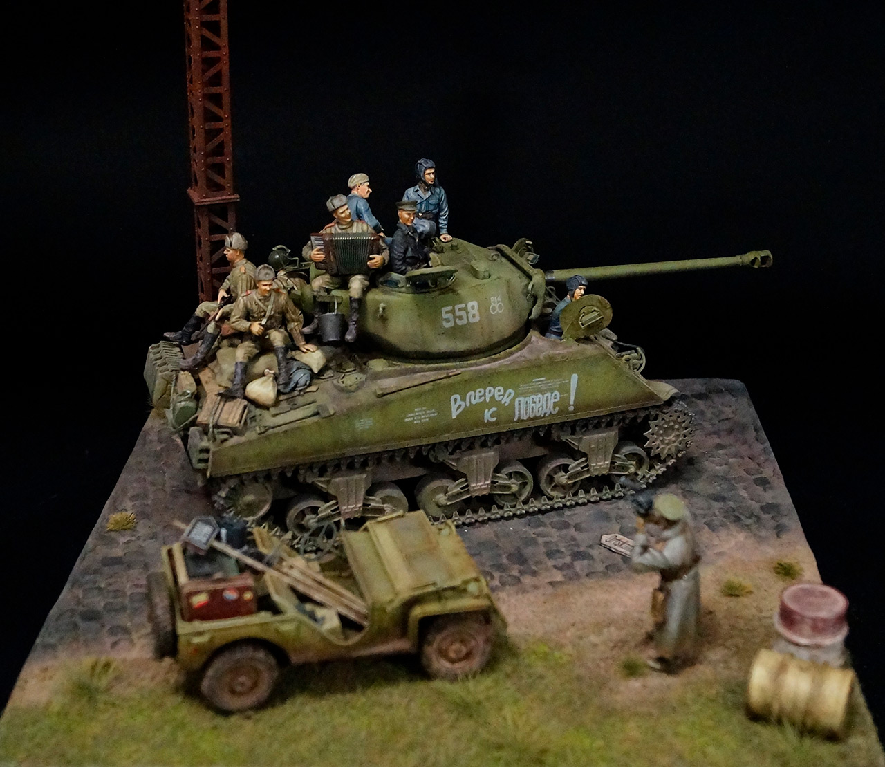 Dioramas and Vignettes: Red Army Sherman, photo #1