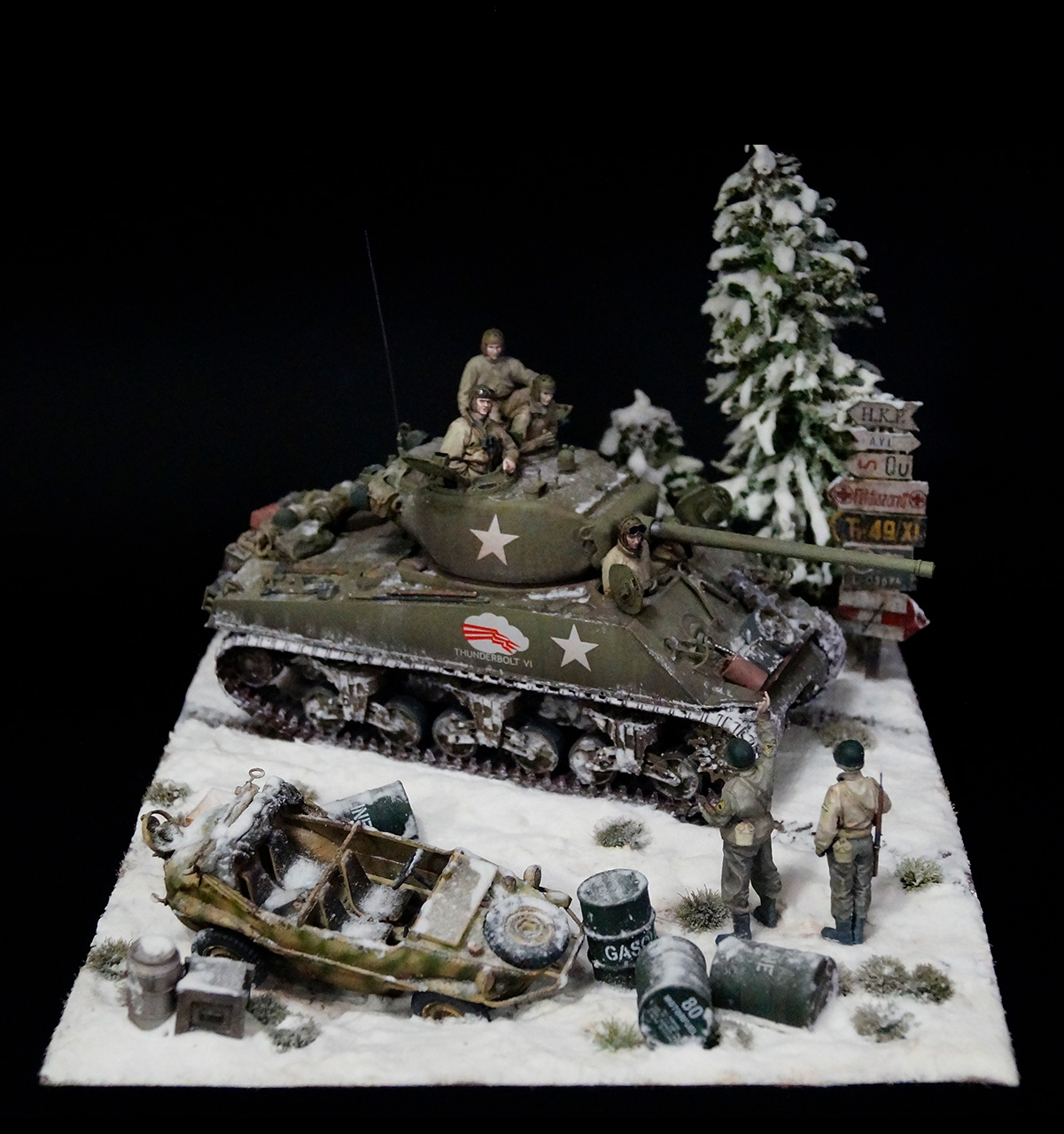 Dioramas and Vignettes: Sherman of Major Abrams, photo #1