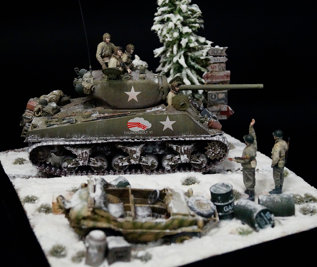 Dioramas and Vignettes: Sherman of Major Abrams, photo #2