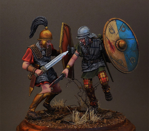 Dioramas and Vignettes: About friendship of the Romans and the Gauls