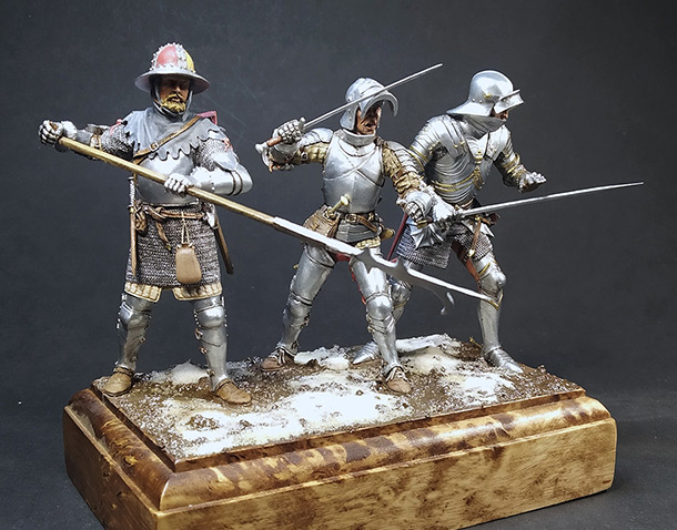 Dioramas and Vignettes: Medieval warriors. P.2