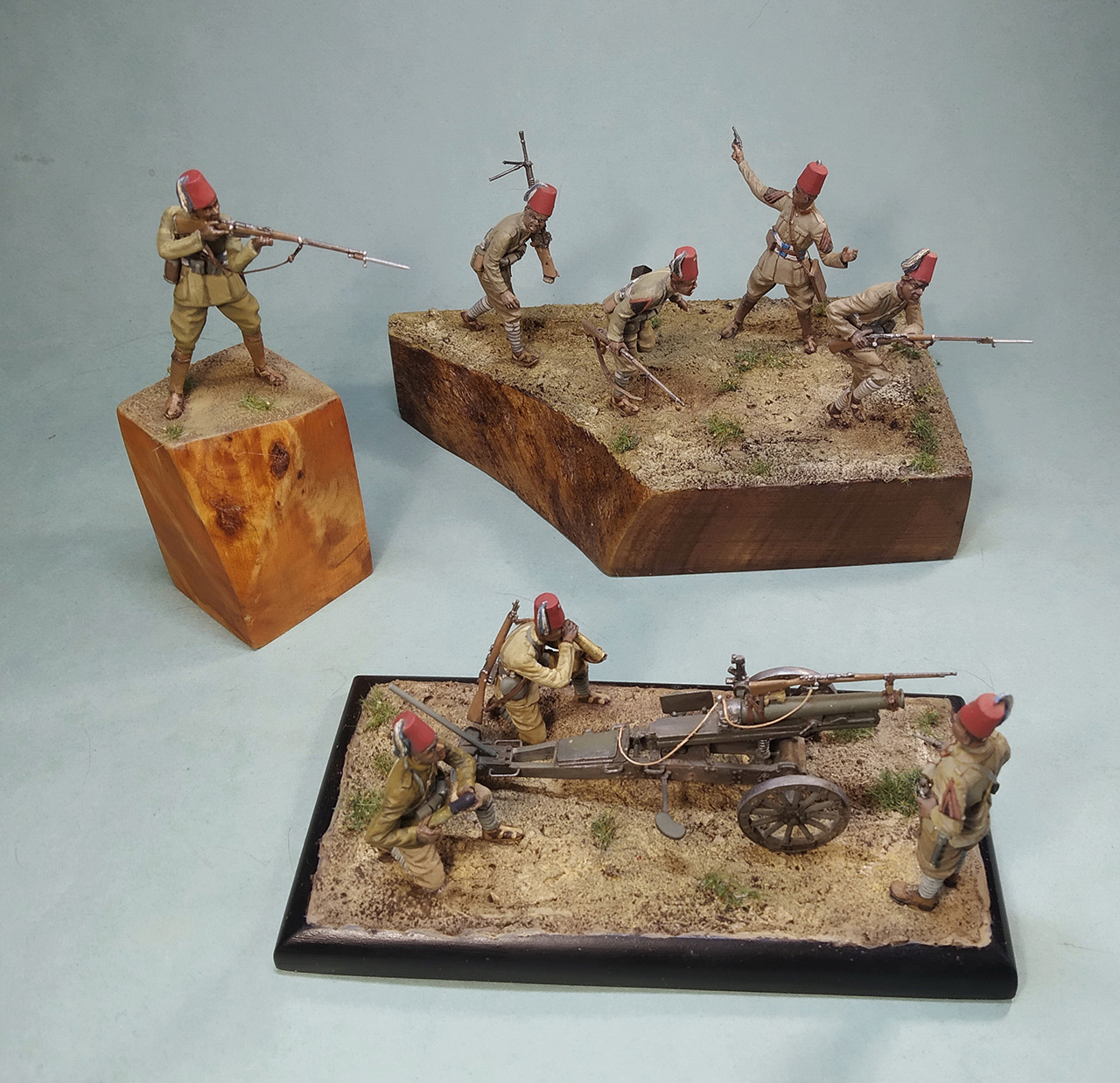 Dioramas and Vignettes: Eritrean Askari at training, photo #2