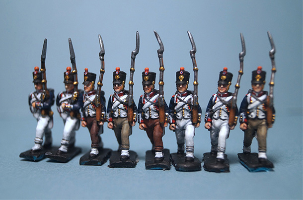 Figures: Grenadiers, 33rd line infantry