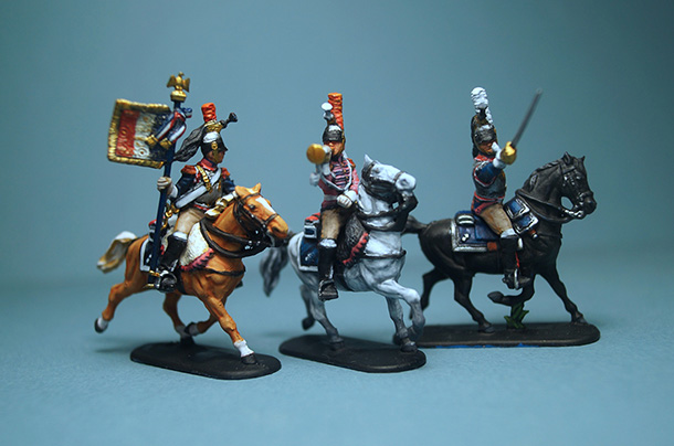 Figures: Elite coy, 12th cuirassiers of Great Army