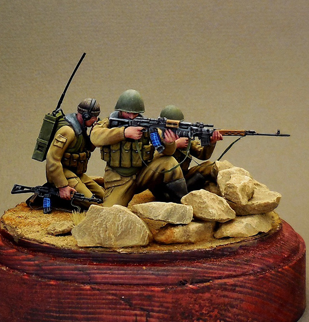 Диорамы и виньетки: Советские десантники. Афганистан.
