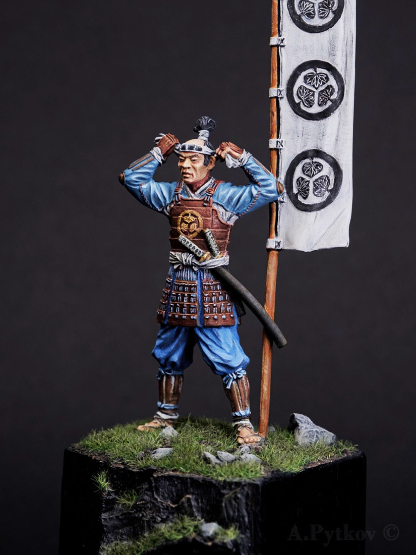 Фигурки:  Асигару с флагом, 1600 г., фото #4