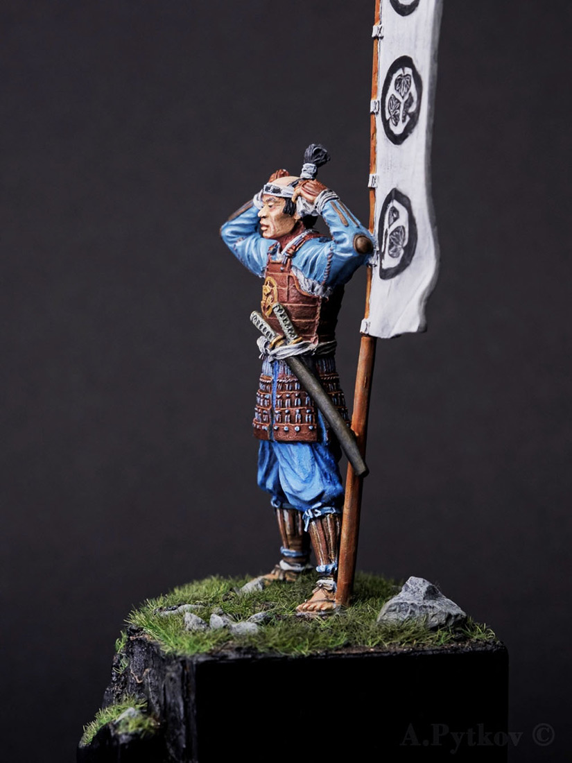 Фигурки:  Асигару с флагом, 1600 г., фото #5