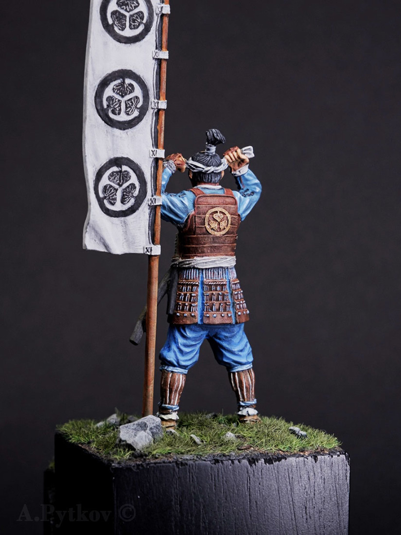 Фигурки:  Асигару с флагом, 1600 г., фото #6