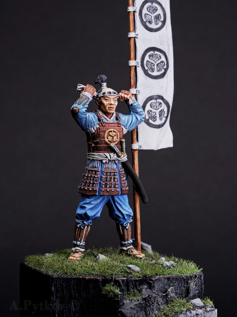 Фигурки:  Асигару с флагом, 1600 г., фото #8