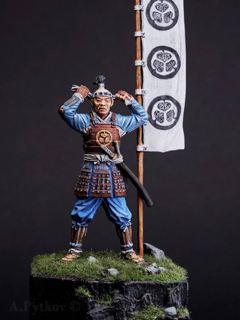 Фигурки:  Асигару с флагом, 1600 г., фото #9