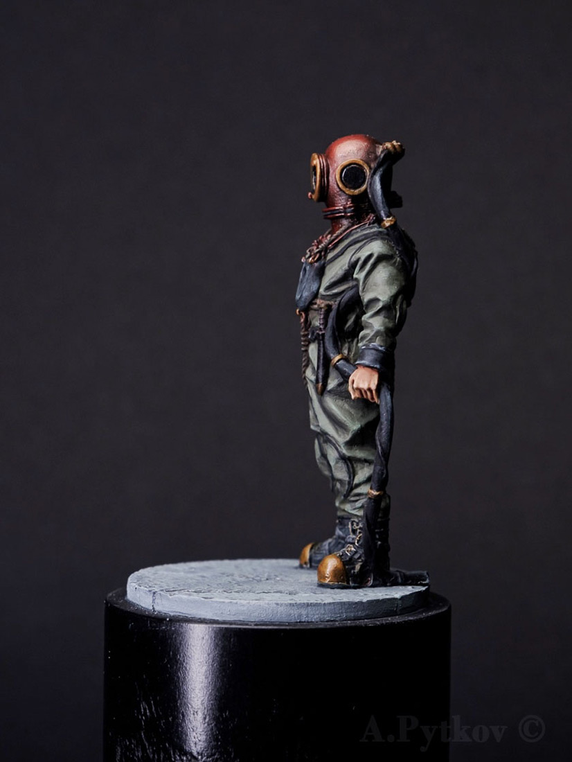 Фигурки:  Водолаз аварийно-спасательной службы ВМФ СССР, 1941-1945 гг. , фото #4