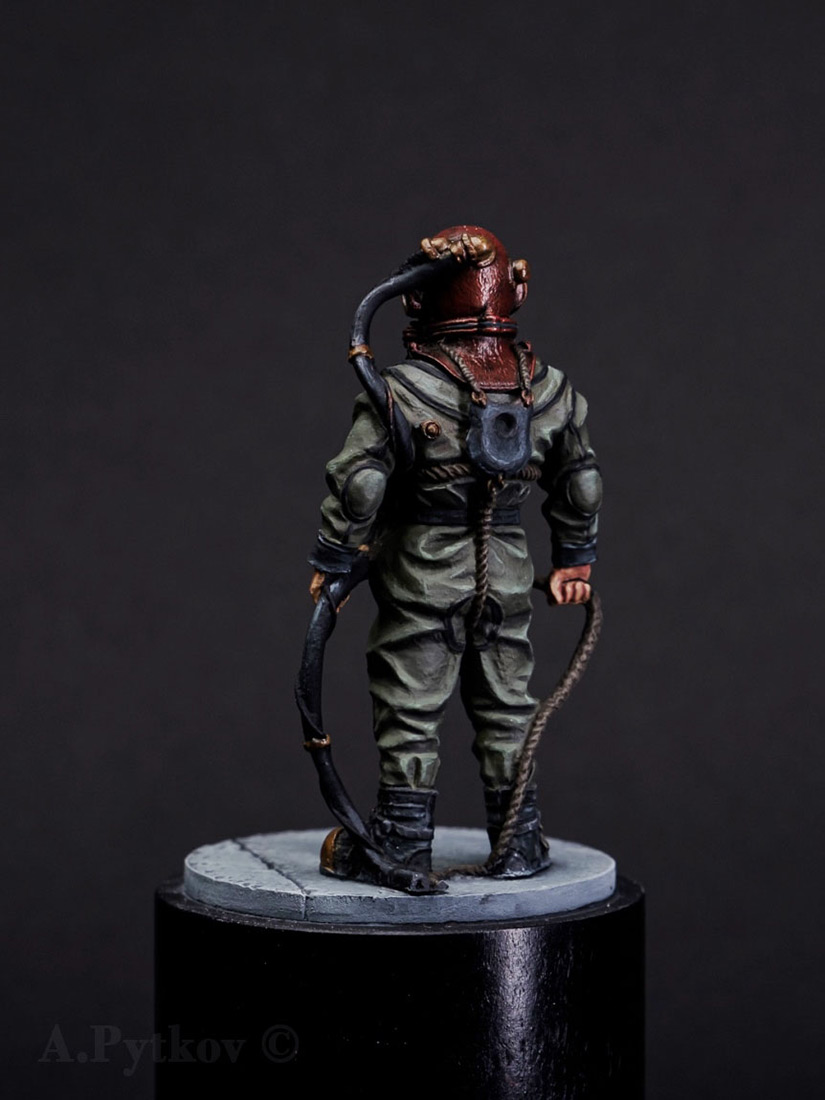 Фигурки:  Водолаз аварийно-спасательной службы ВМФ СССР, 1941-1945 гг. , фото #5