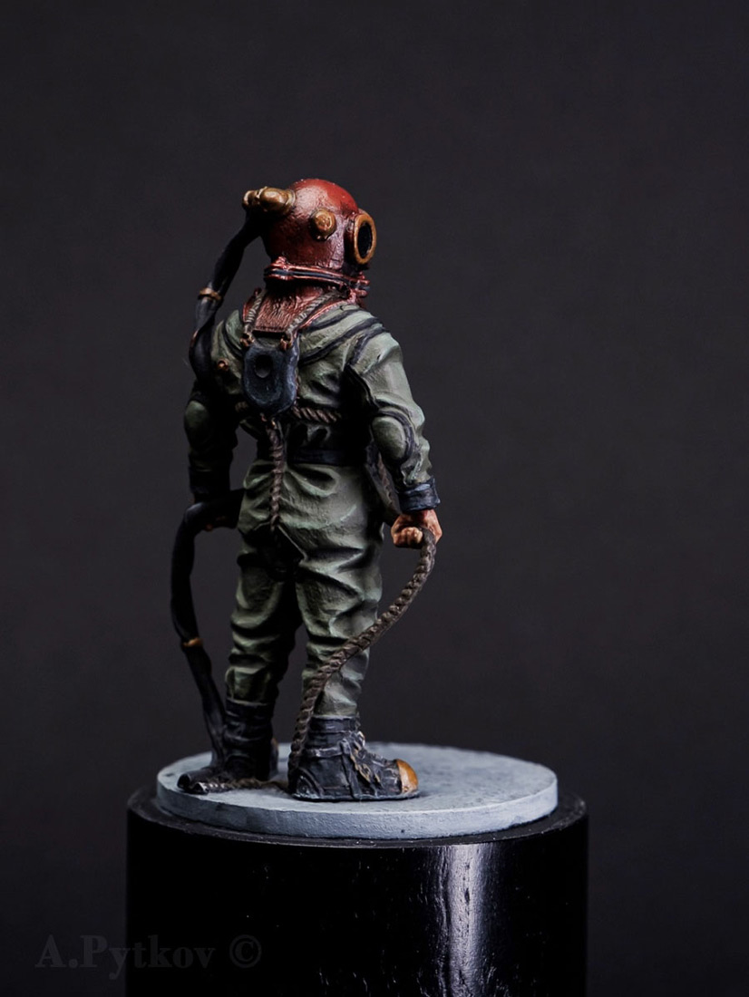 Фигурки:  Водолаз аварийно-спасательной службы ВМФ СССР, 1941-1945 гг. , фото #7