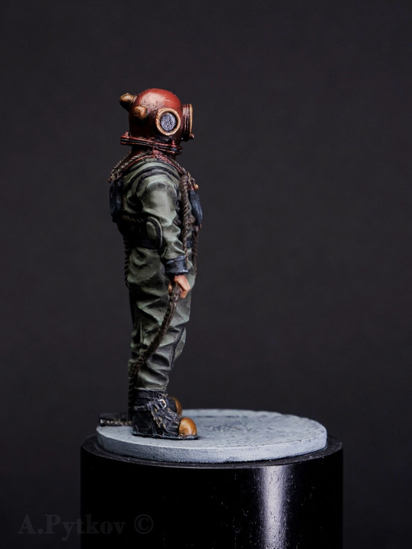 Фигурки:  Водолаз аварийно-спасательной службы ВМФ СССР, 1941-1945 гг. , фото #8