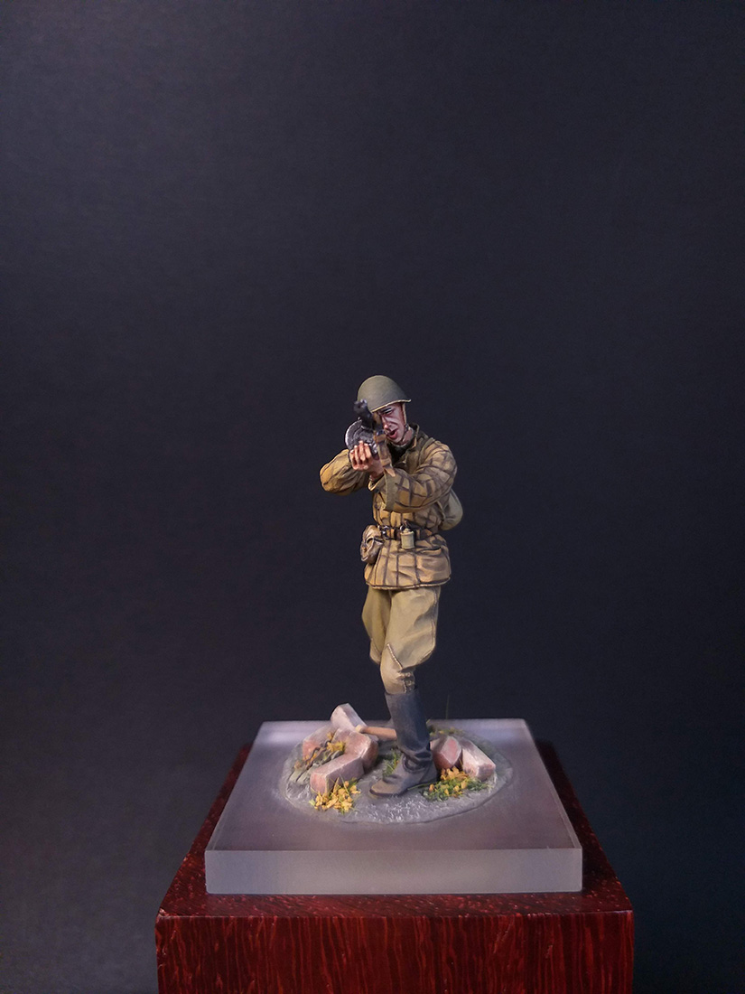 Figures: Soviet infantryman with PPSh, photo #2