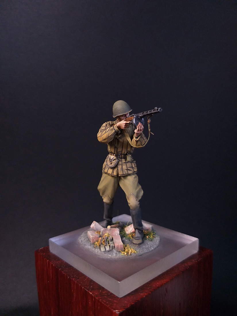 Figures: Soviet infantryman with PPSh, photo #3