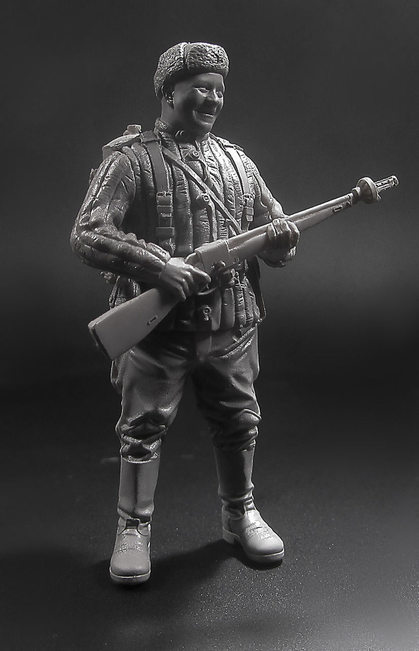 Sculpture: Red Army flamethrower operator, photo #1