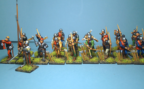 Figures: Lancaster archers