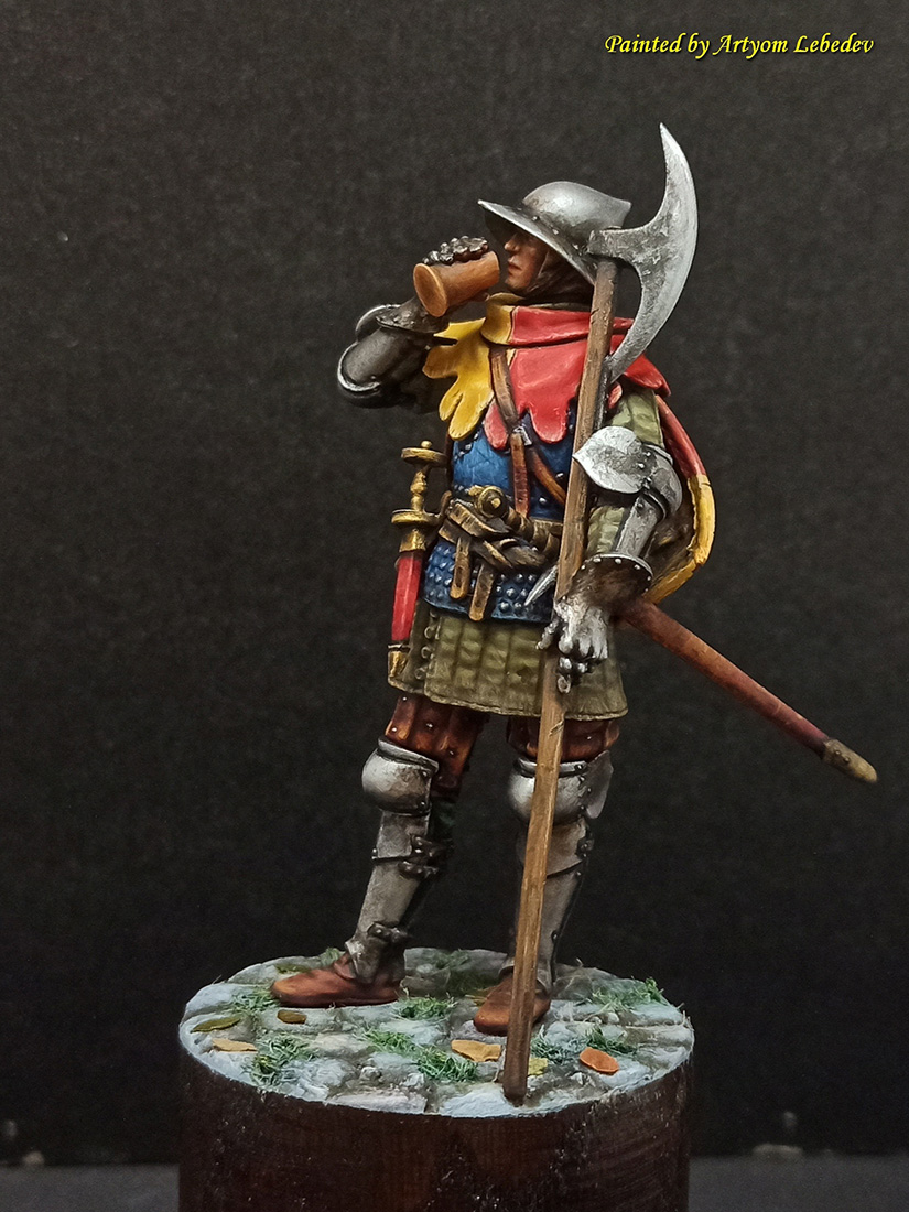 Figures: Medieval infantryman, 14-15th cent., photo #1