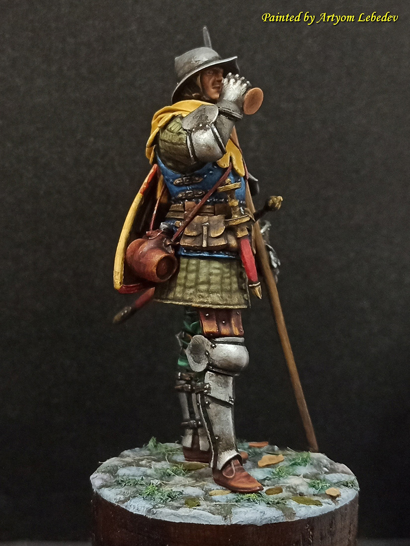 Figures: Medieval infantryman, 14-15th cent., photo #4