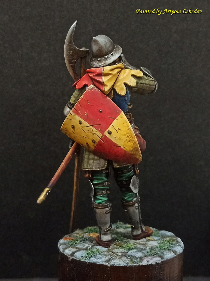 Figures: Medieval infantryman, 14-15th cent., photo #8