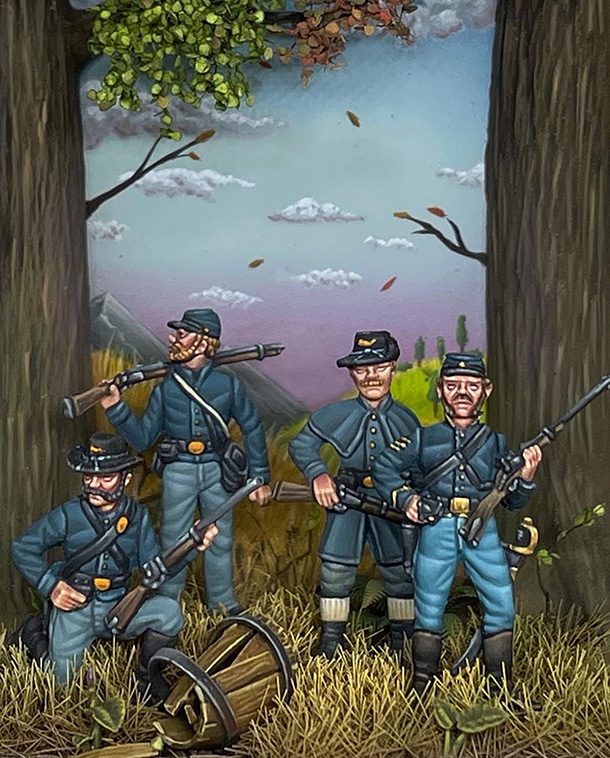 Диорамы и виньетки: Пехота армии Cевера, Гражданская война в США