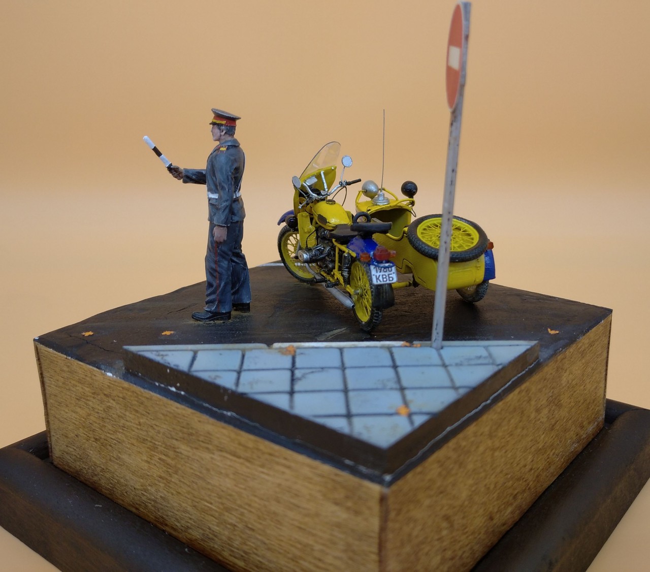 Dioramas and Vignettes: Patrol motorcycle M-67-36P, photo #2