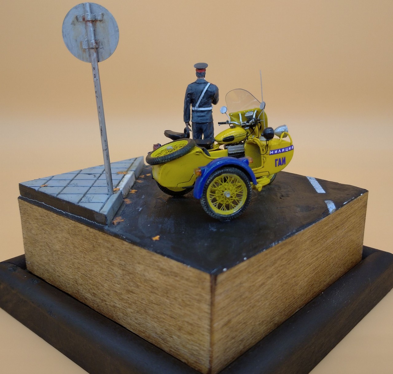 Dioramas and Vignettes: Patrol motorcycle M-67-36P, photo #3