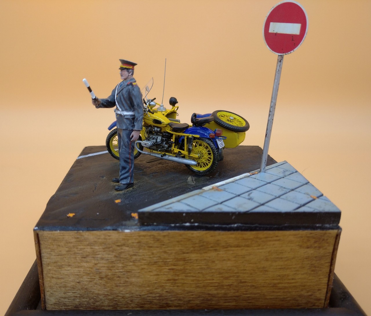 Dioramas and Vignettes: Patrol motorcycle M-67-36P, photo #4