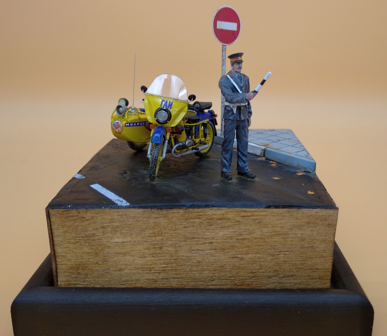 Dioramas and Vignettes: Patrol motorcycle M-67-36P, photo #6