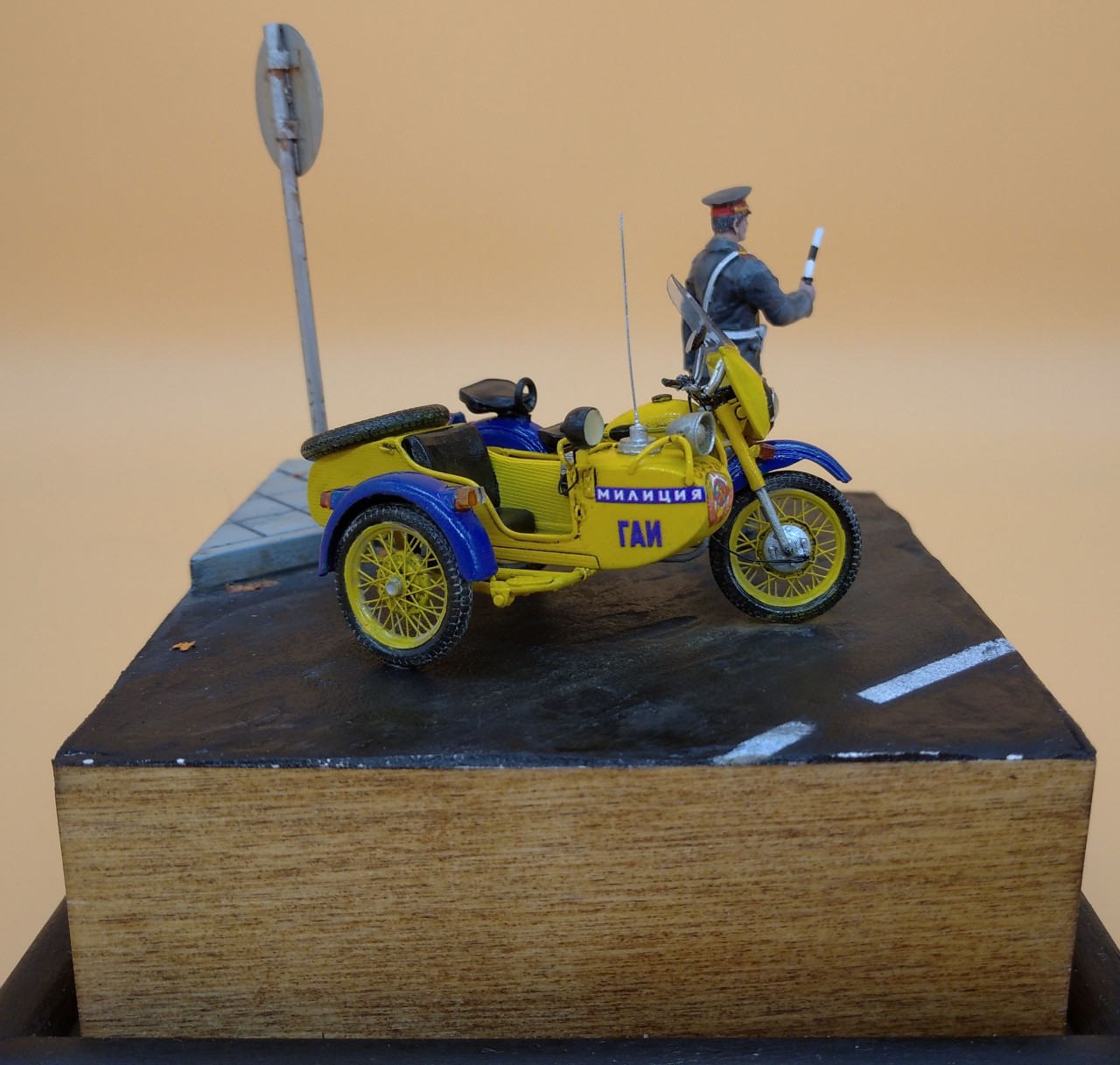 Dioramas and Vignettes: Patrol motorcycle M-67-36P, photo #7