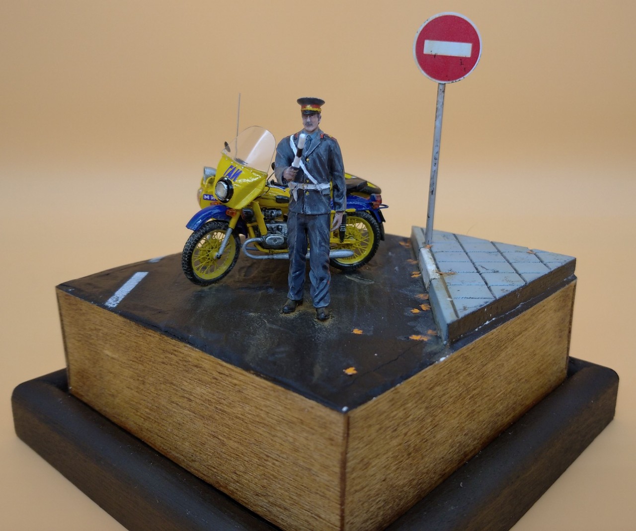 Dioramas and Vignettes: Patrol motorcycle M-67-36P, photo #8