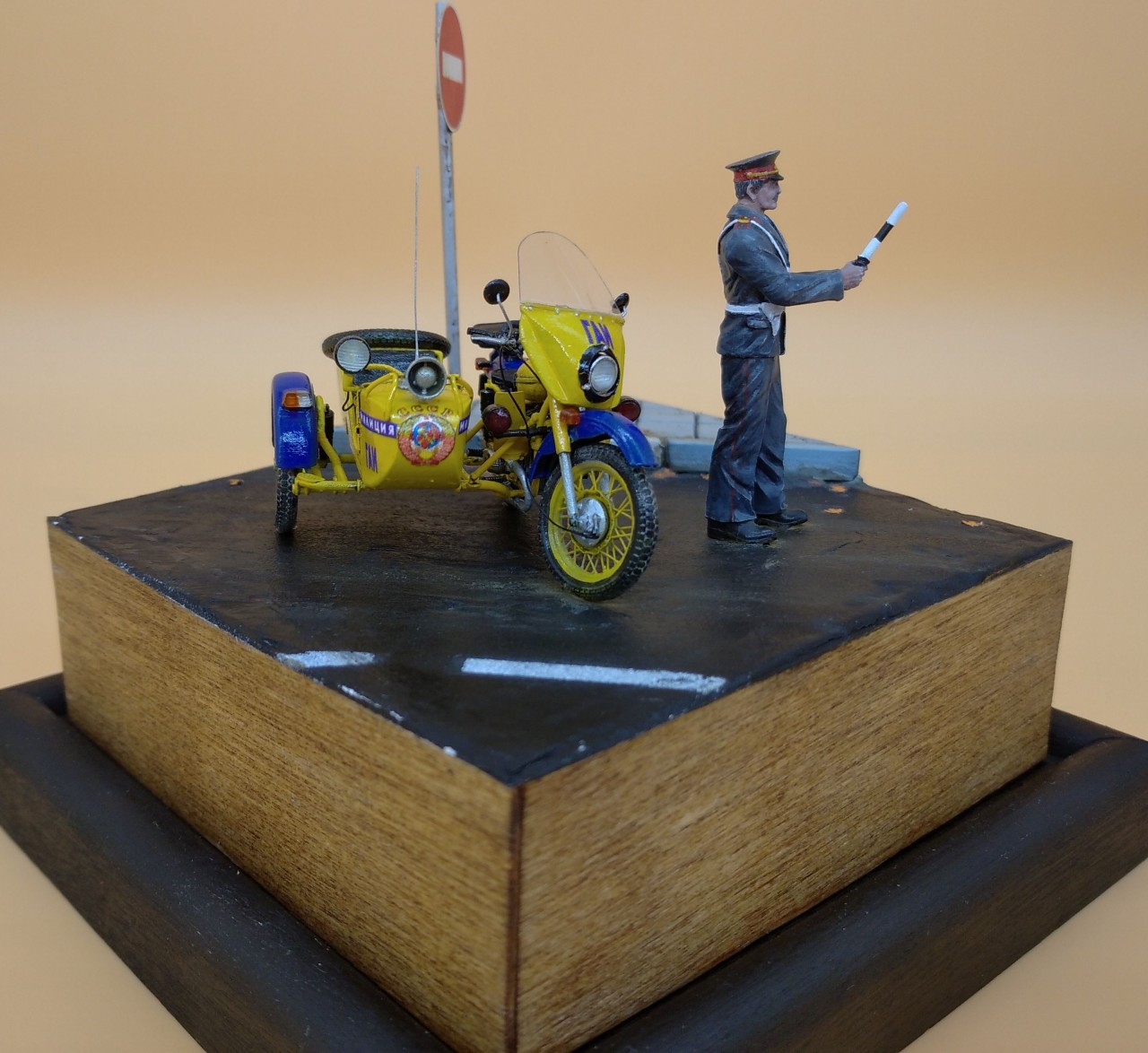 Dioramas and Vignettes: Patrol motorcycle M-67-36P, photo #9