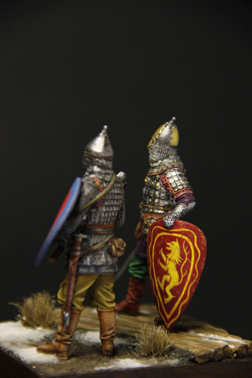 Figures: Russian warriors, 14th cent., photo #3