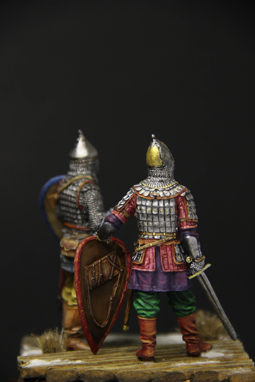 Figures: Russian warriors, 14th cent., photo #5