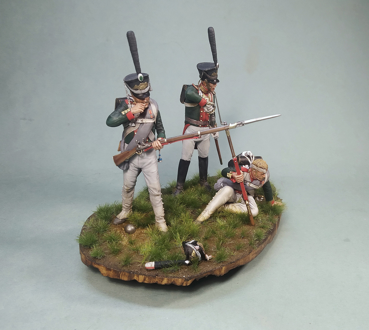 Dioramas and Vignettes: Leib Guard Litovsky regt. infantry, 1812, photo #1
