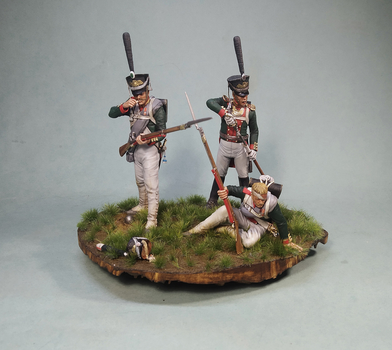Диорамы и виньетки: Солдаты Лейб-гвардии Литовского полка, 1812, фото #3
