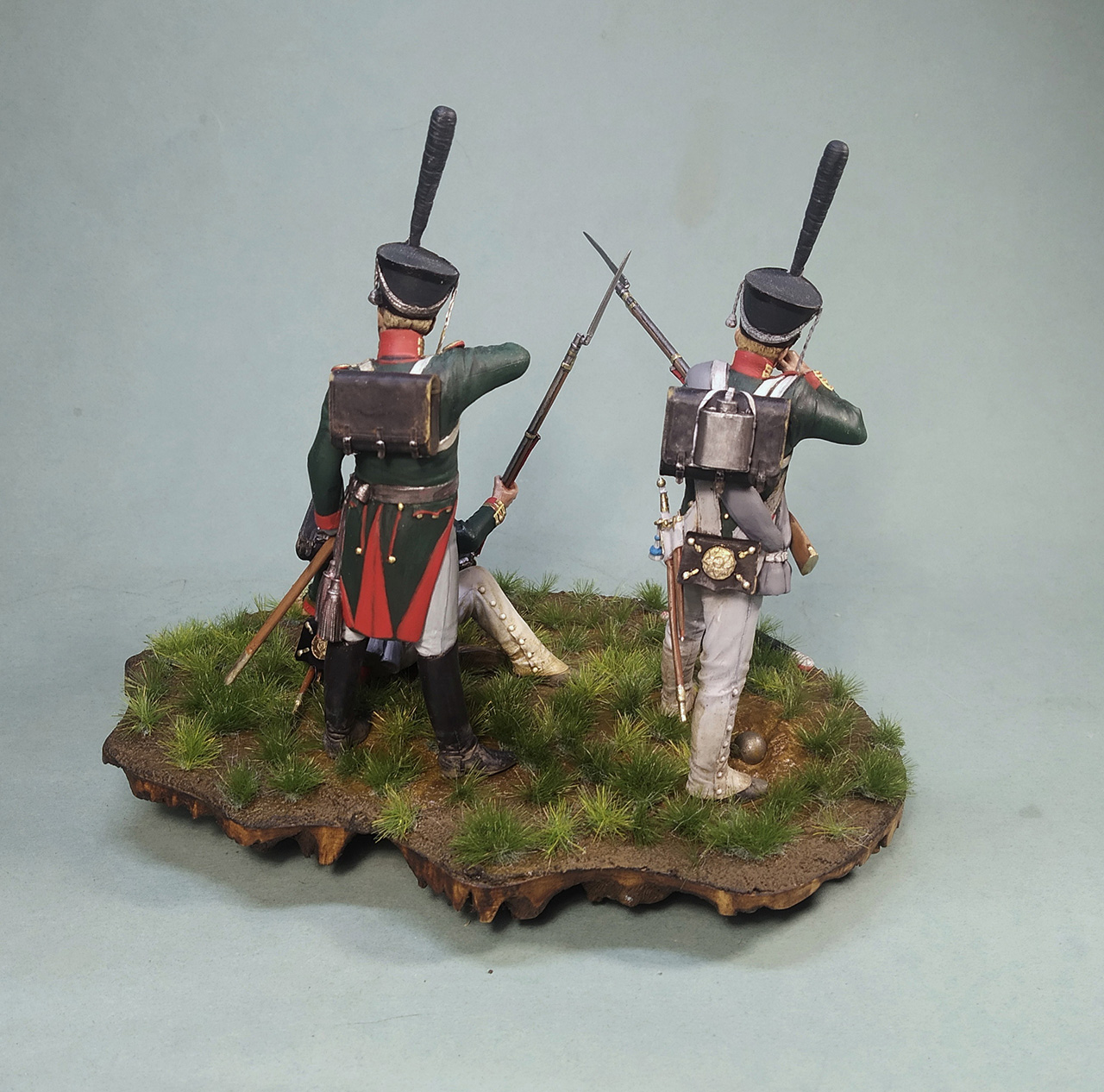 Диорамы и виньетки: Солдаты Лейб-гвардии Литовского полка, 1812, фото #8