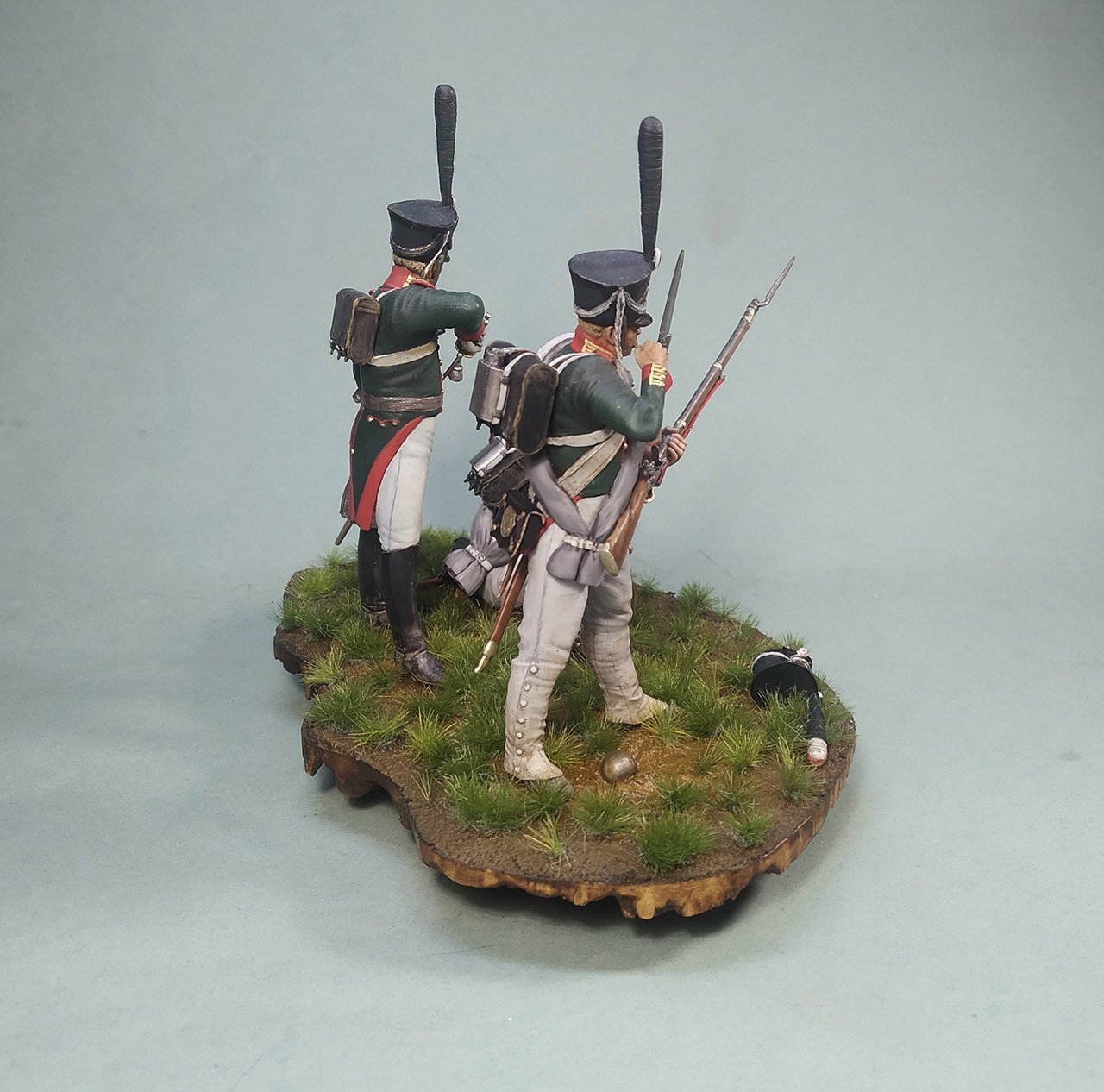 Диорамы и виньетки: Солдаты Лейб-гвардии Литовского полка, 1812, фото #9