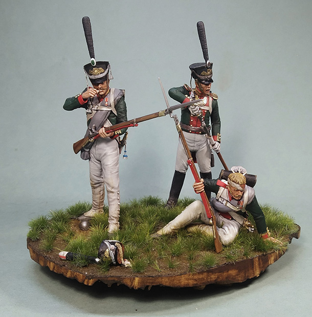 Dioramas and Vignettes: Leib Guard Litovsky regt. infantry, 1812