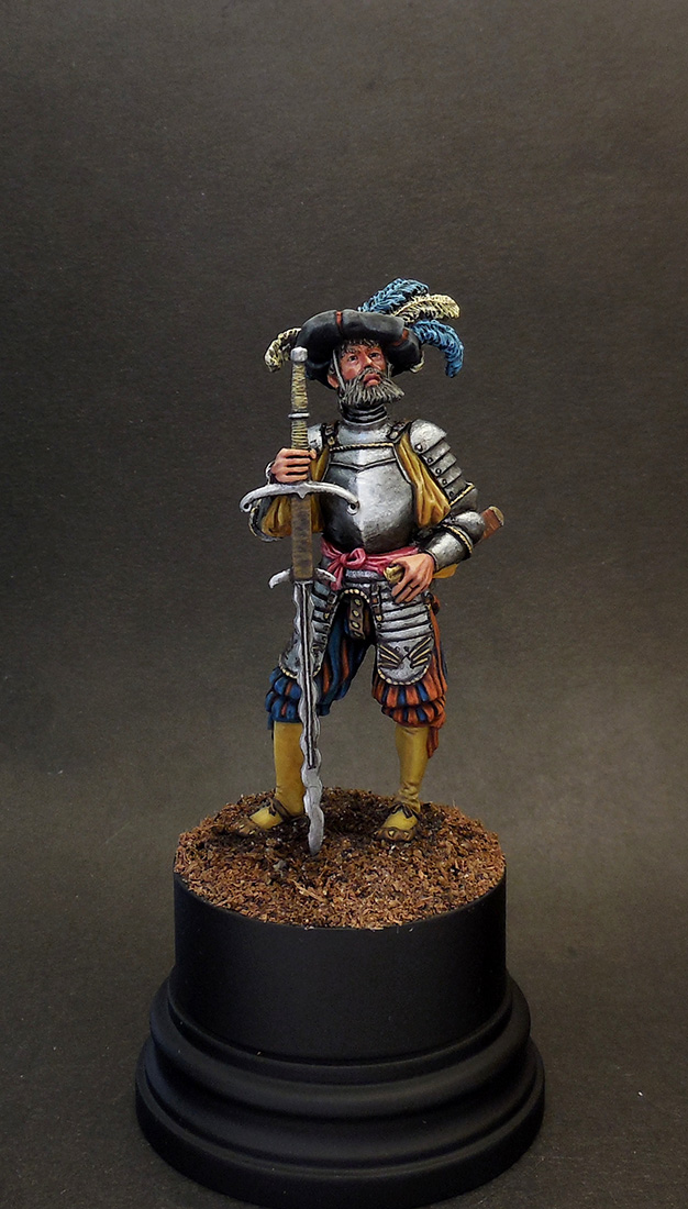 Figures: Landsknecht with a sword, 16th cent., photo #8