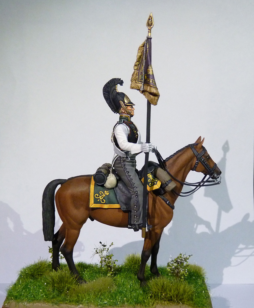 Figures: Standard-junker, Malorossiysky cuirassiers, 1812-14, photo #2